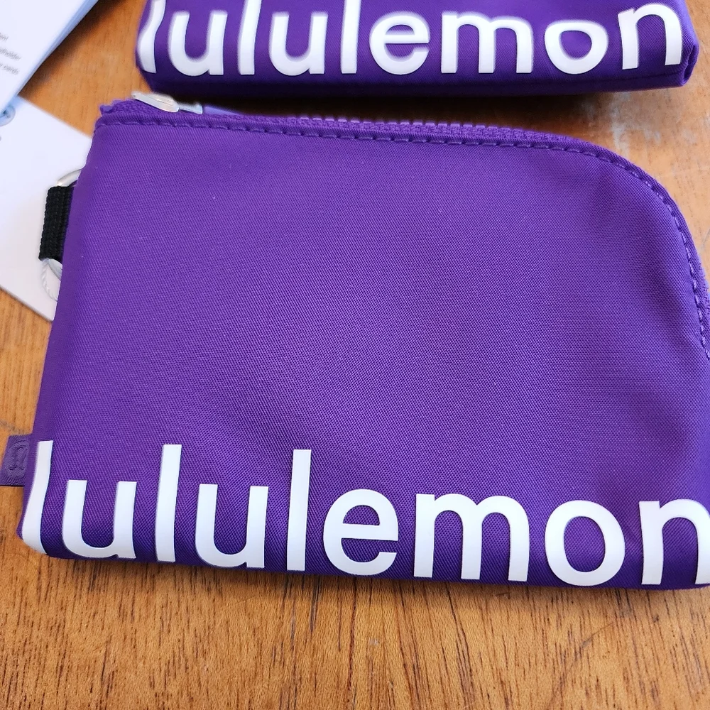Set of 3 Lululemon Athletica Vibrant Purple Phone Cover Set. NWT